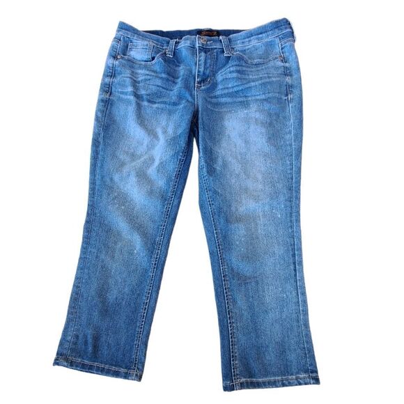 Seven 7 denim Capri Jeans, women's size 10 - Picture 1 of 7
